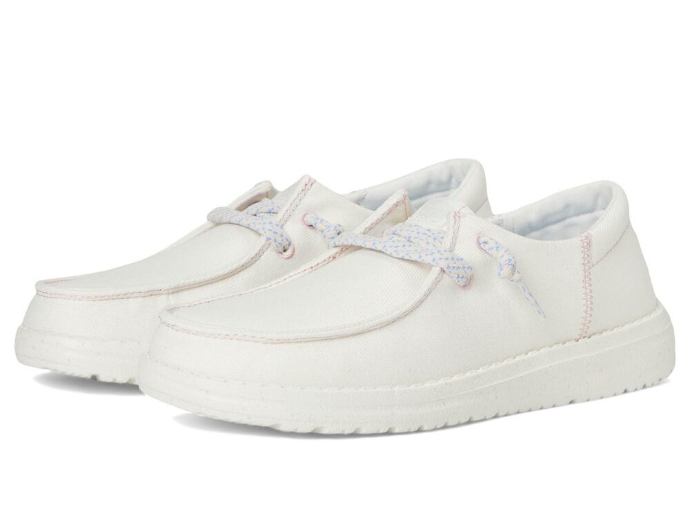 HEYDUDE KIDS WOMEN'S WENDY FUNK FRIENDSHIP LACE  CREAM 6 BIG KID MEDIUM